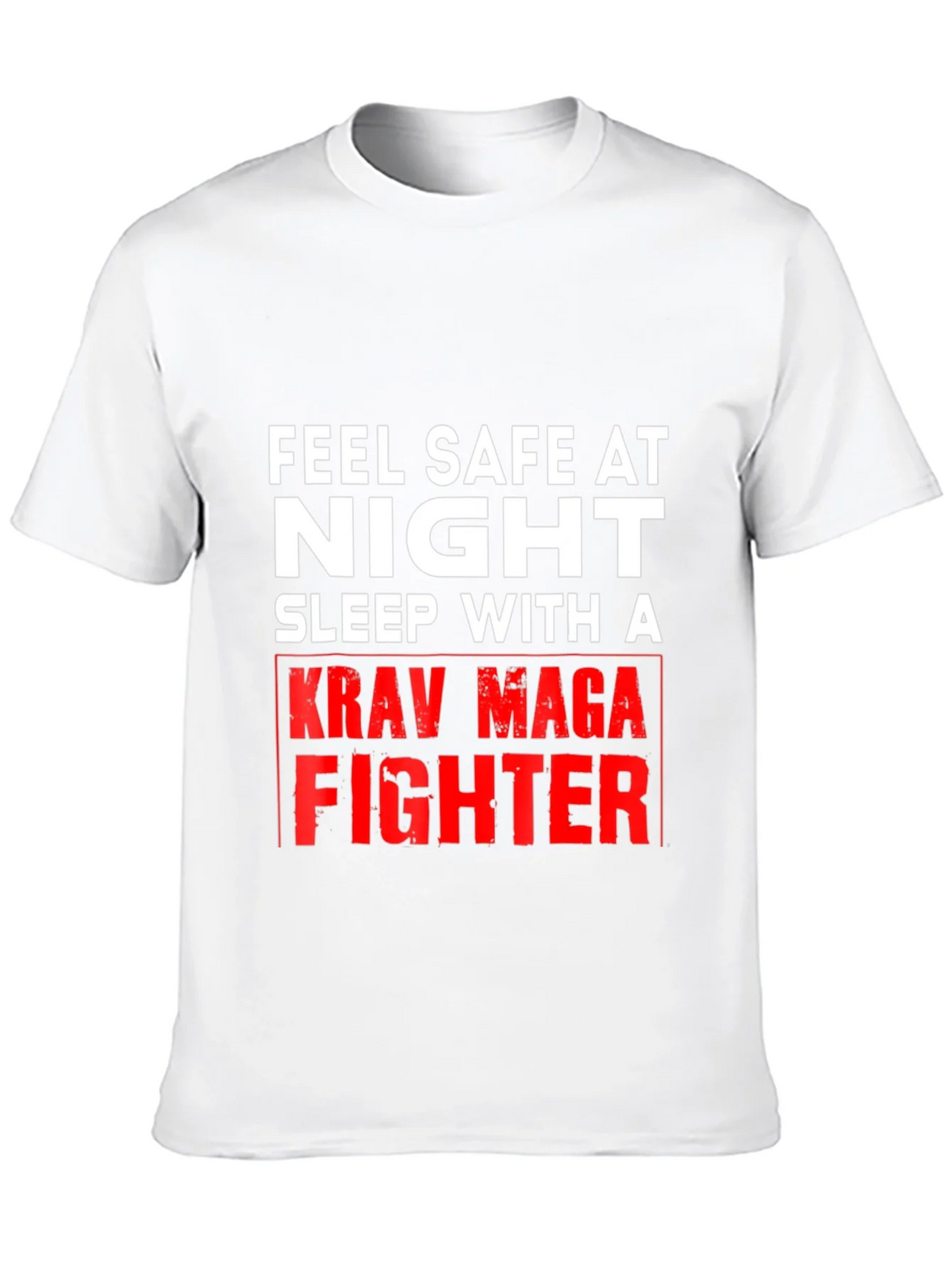 Feel Safe At Night Krav Maga Fighter Graphic Tee product image 12
