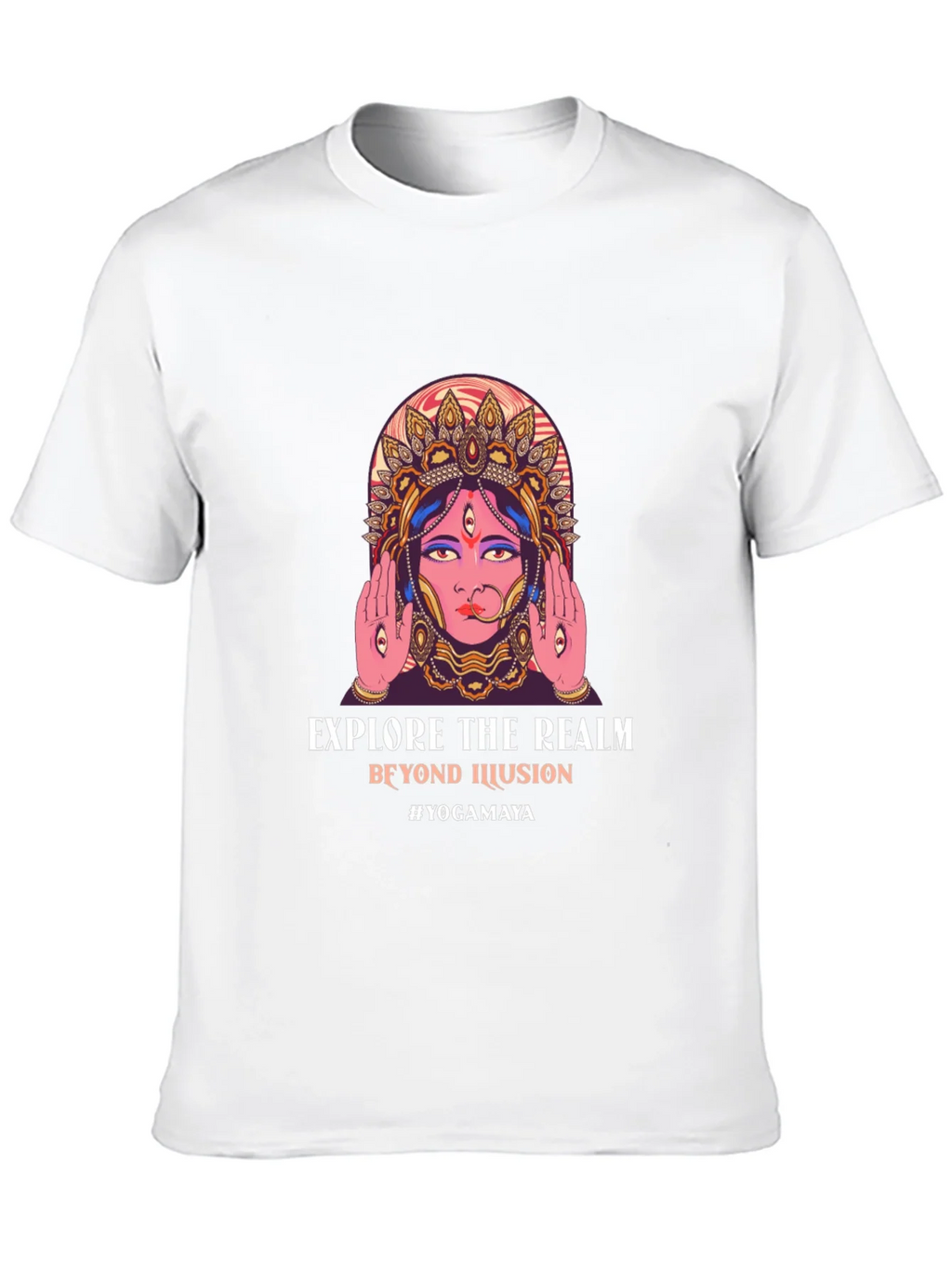 Explore the Realm Tee - Yoga Inspired Graphic T-Shirt product image 12