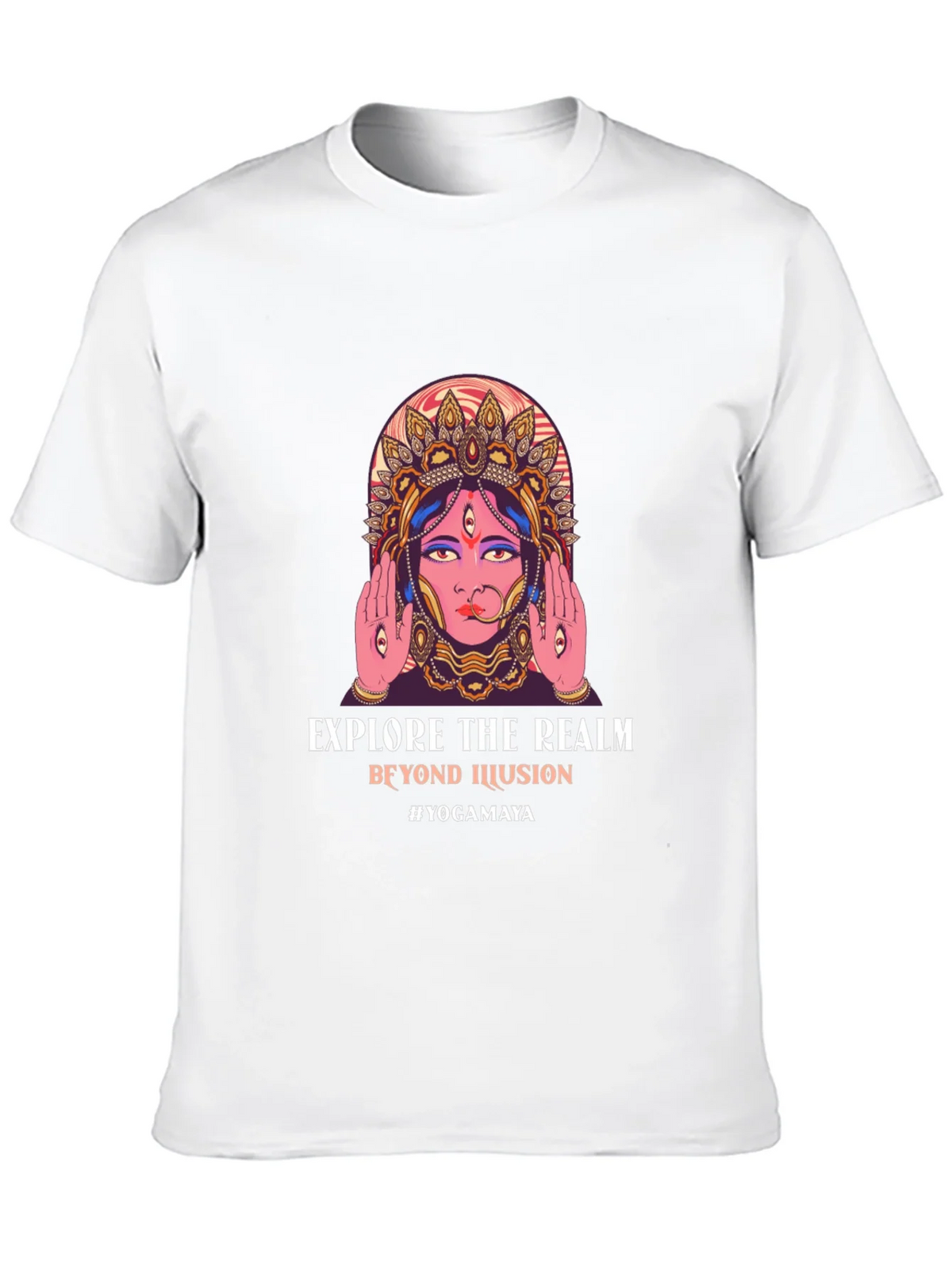 Explore the Realm Tee - Yoga Inspired Graphic T-Shirt product image 12