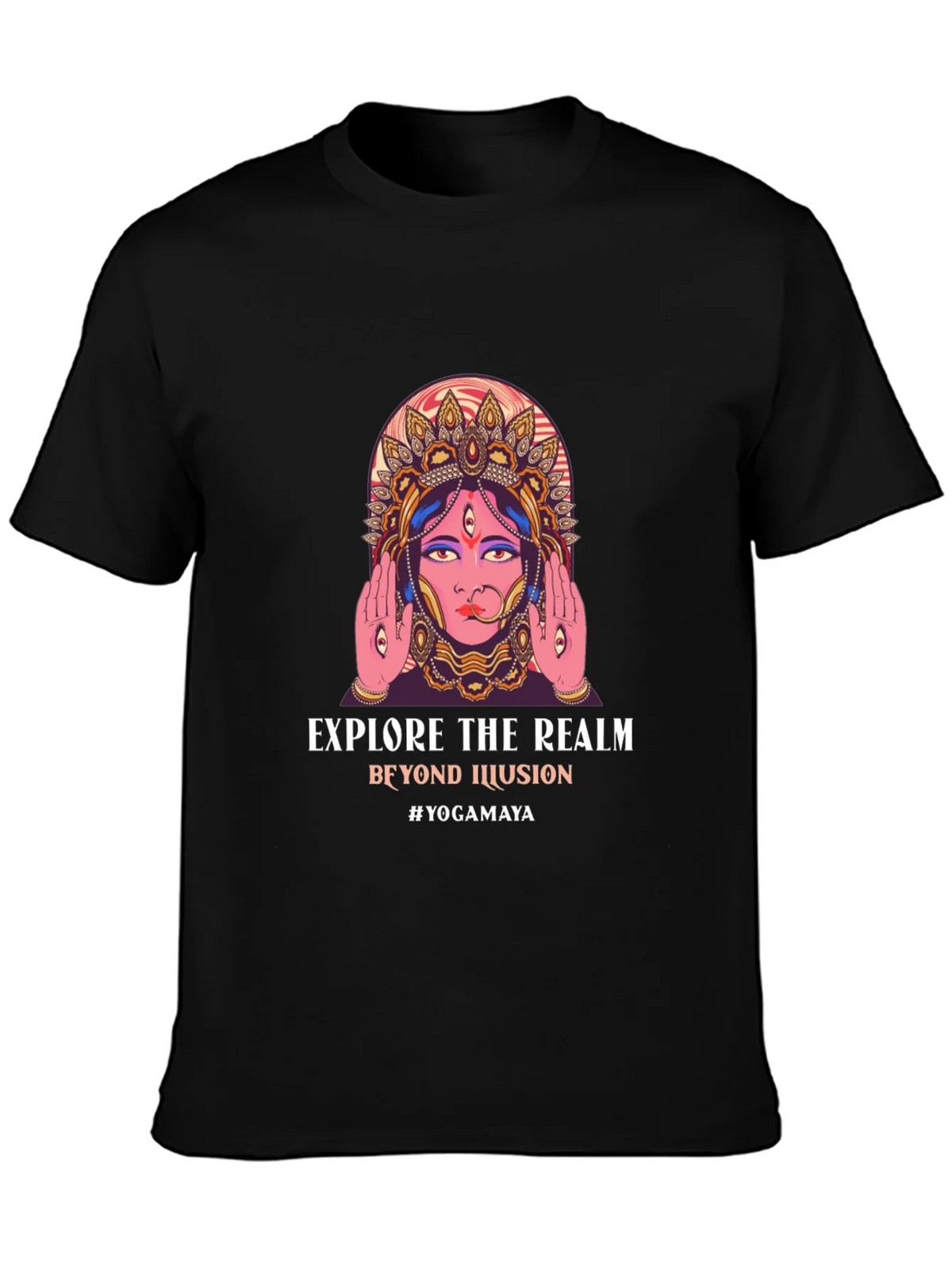Explore the Realm Tee - Yoga Inspired Graphic T-Shirt product image 6