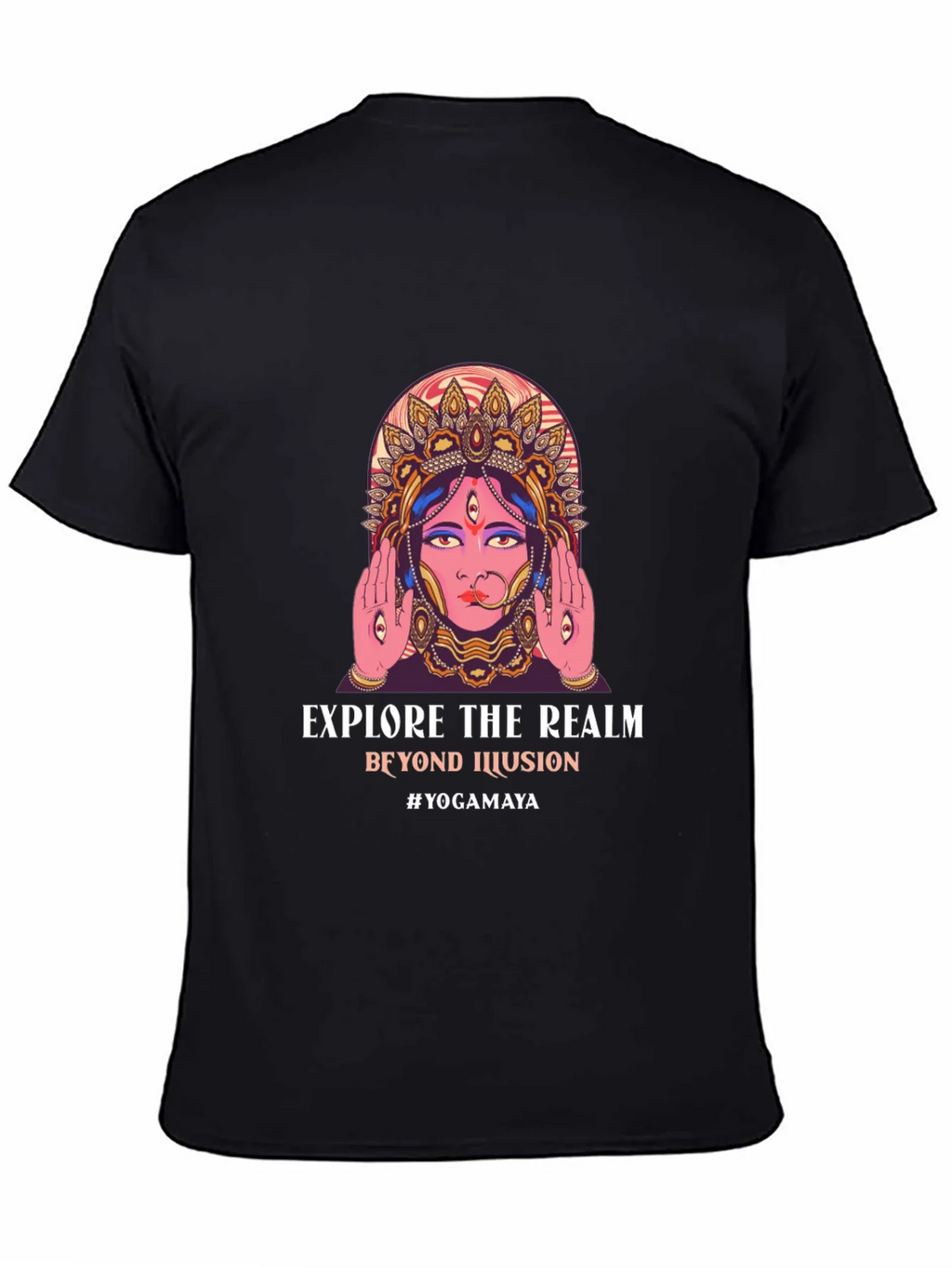 Explore the Realm Tee - Yoga Inspired Graphic T-Shirt product image 7