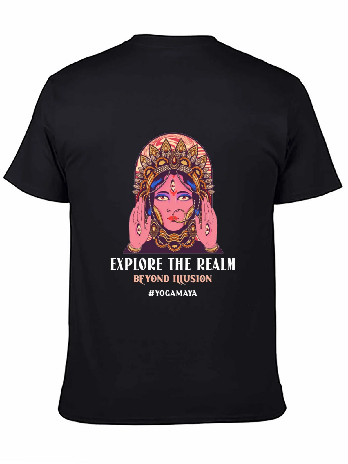 Explore the Realm Tee - Yoga Inspired Graphic T-Shirt product image 7