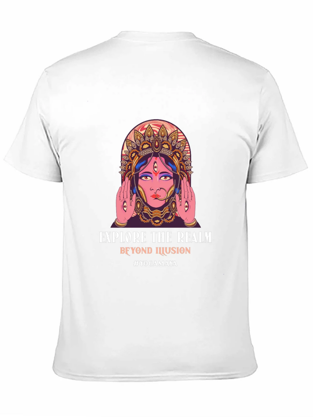 Explore the Realm Tee - Yoga Inspired Graphic T-Shirt product image 2
