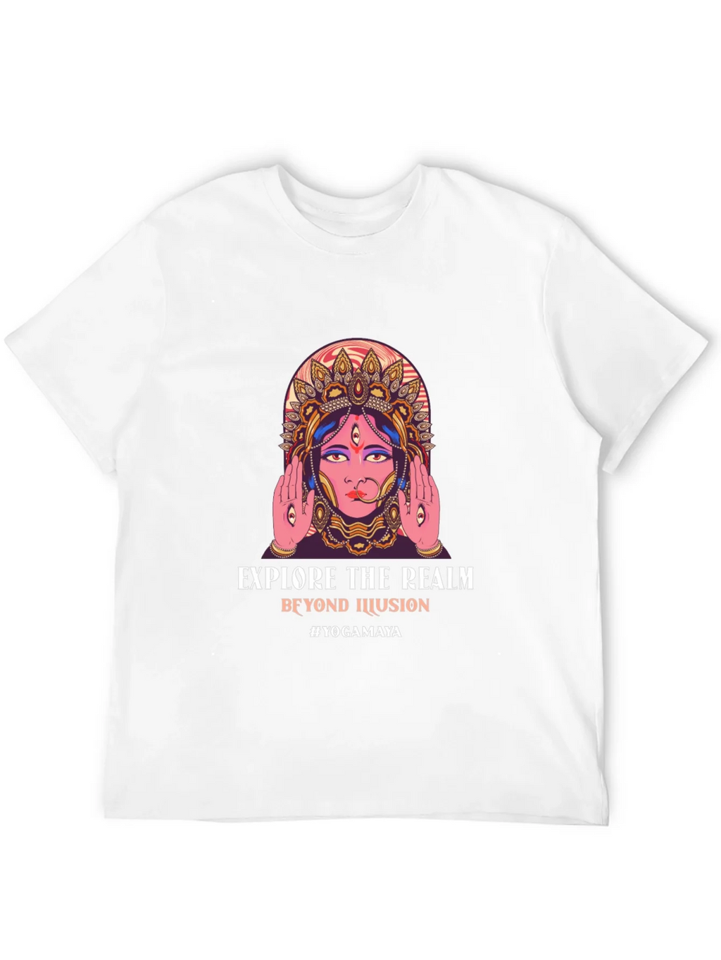 Explore the Realm Tee - Yoga Inspired Graphic T-Shirt product image 3