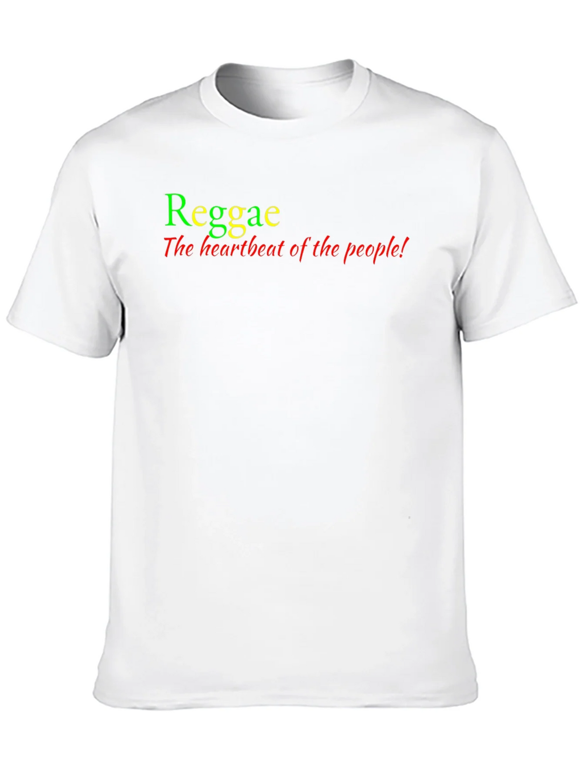 Reggae Heartbeat Tee - Rasta Colors T-Shirt product image 12