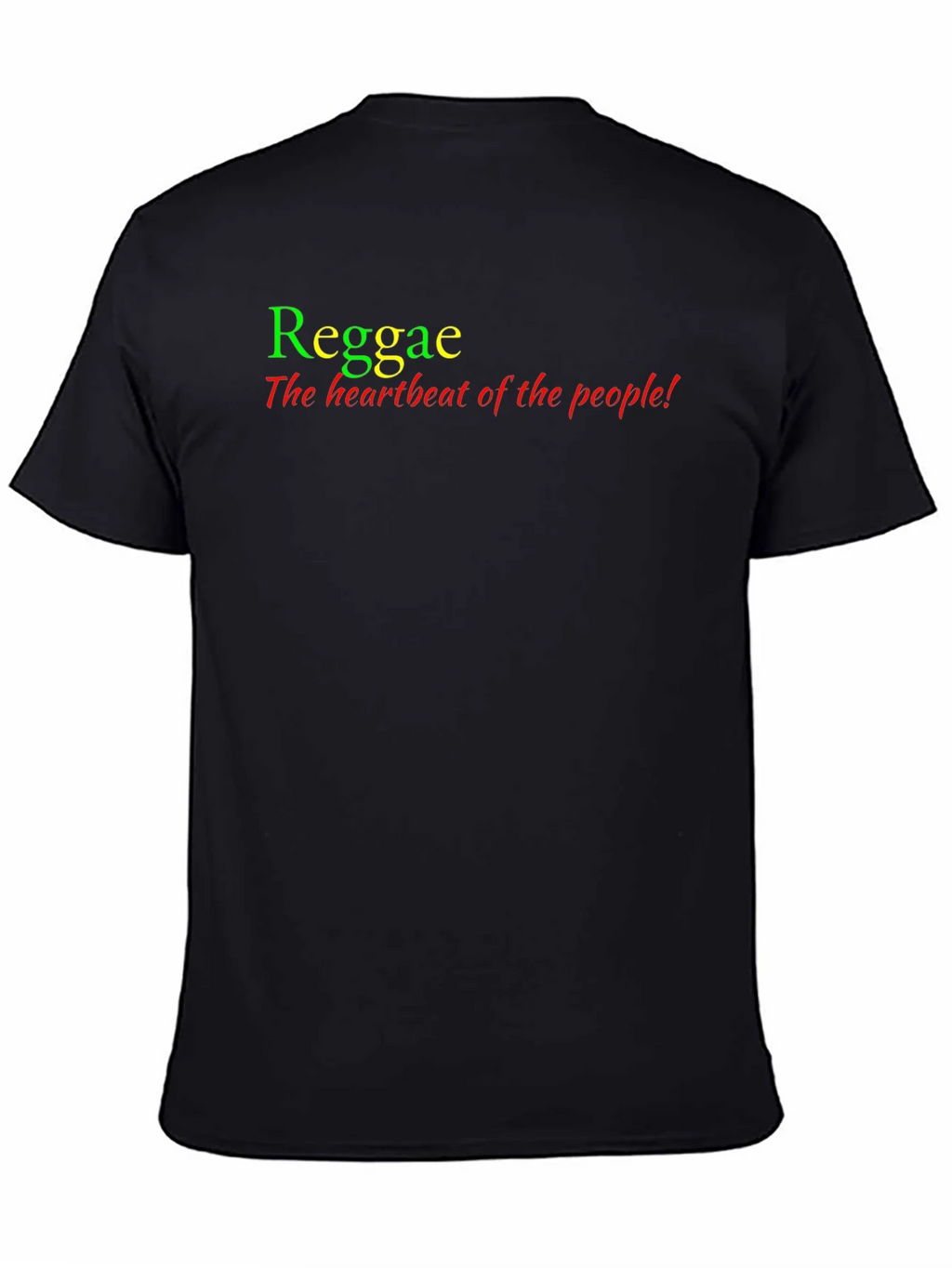 Reggae Heartbeat Tee - Rasta Colors T-Shirt product image 7