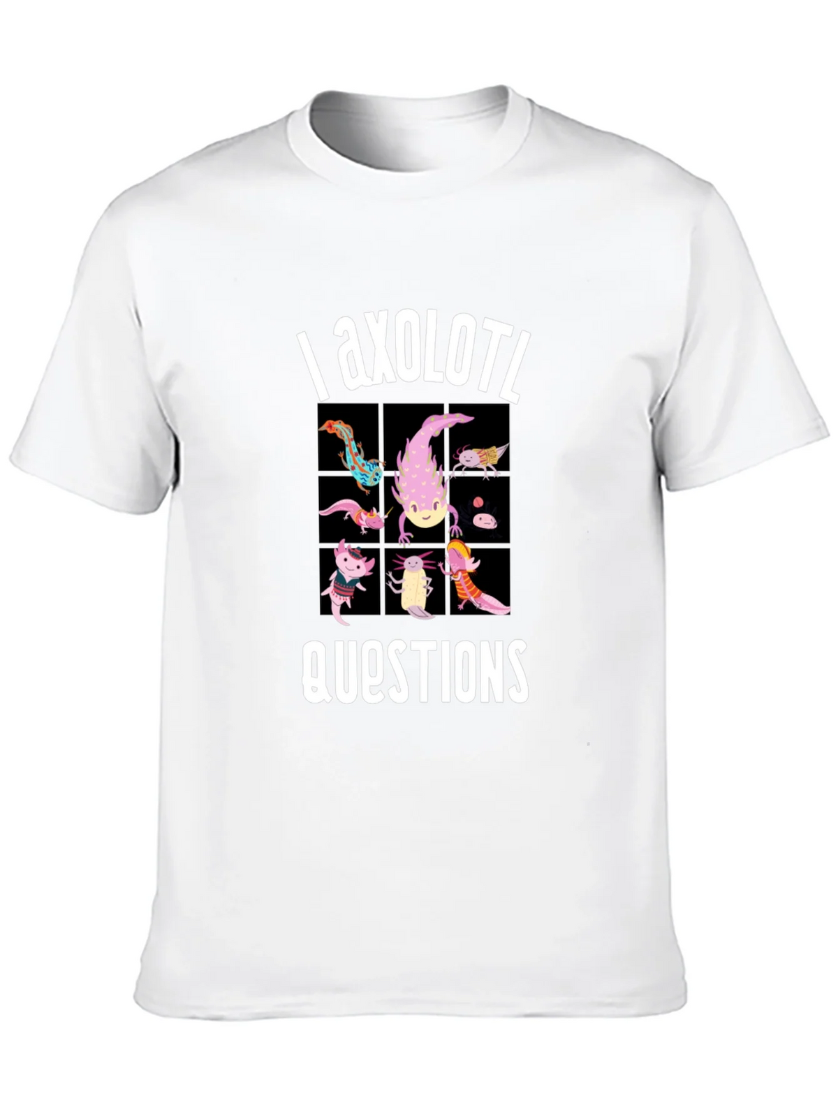 Axolotl Questions Funny Graphic T-Shirt product image 12