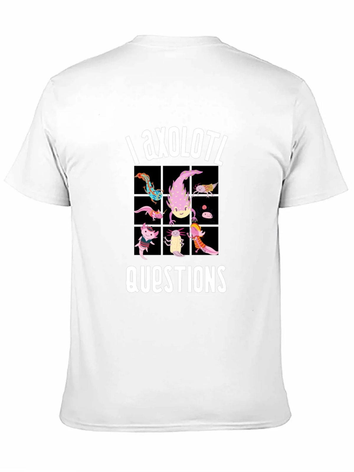 Axolotl Questions Funny Graphic T-Shirt product image 2