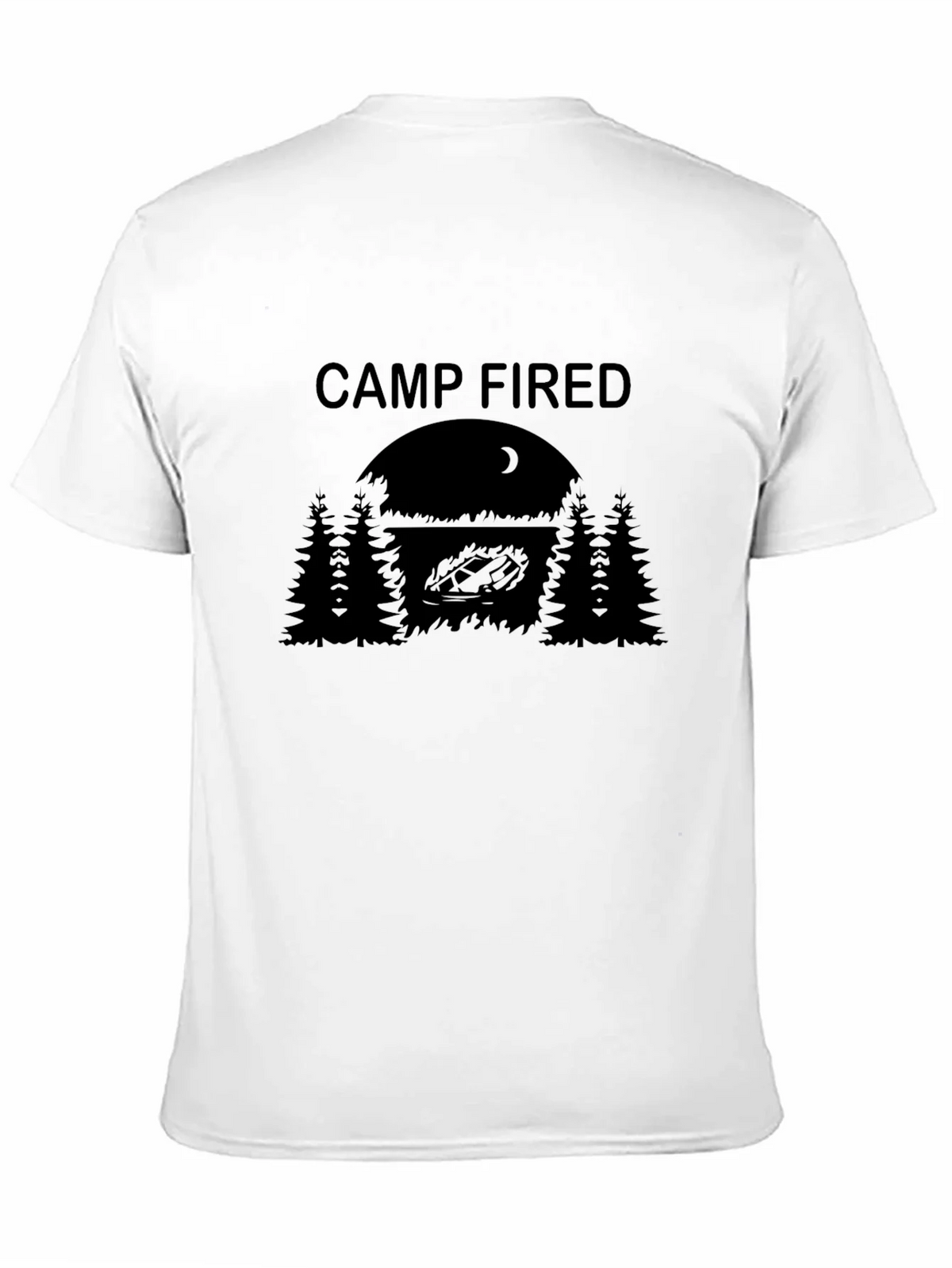 Camp Fired Graphic Tee - Funny Camping T-Shirt product image 2