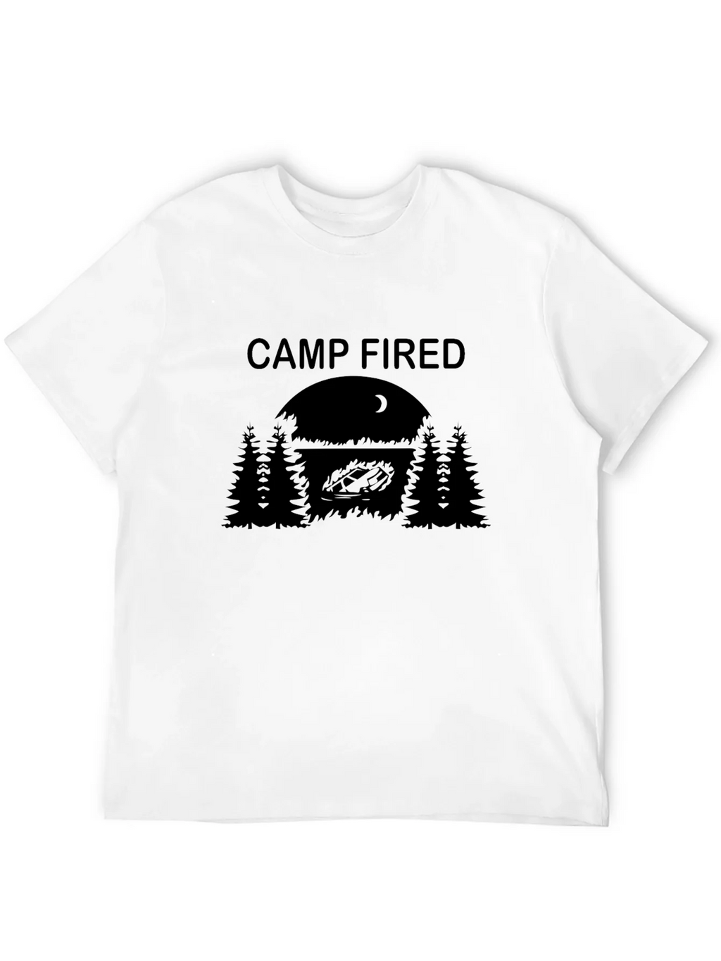 Camp Fired Graphic Tee - Funny Camping T-Shirt product image 3