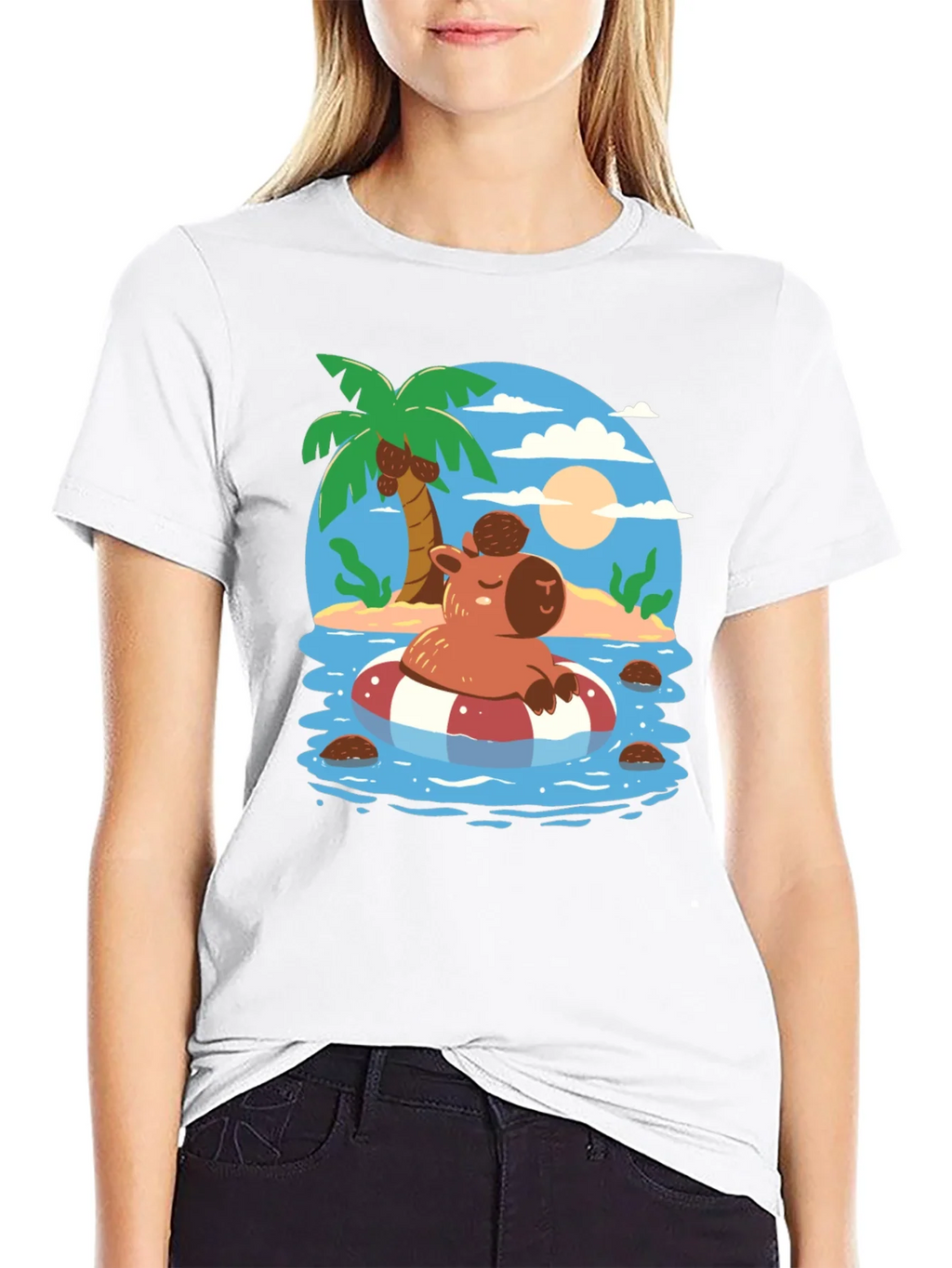Relaxed Capybara Summer T-Shirt product image 11