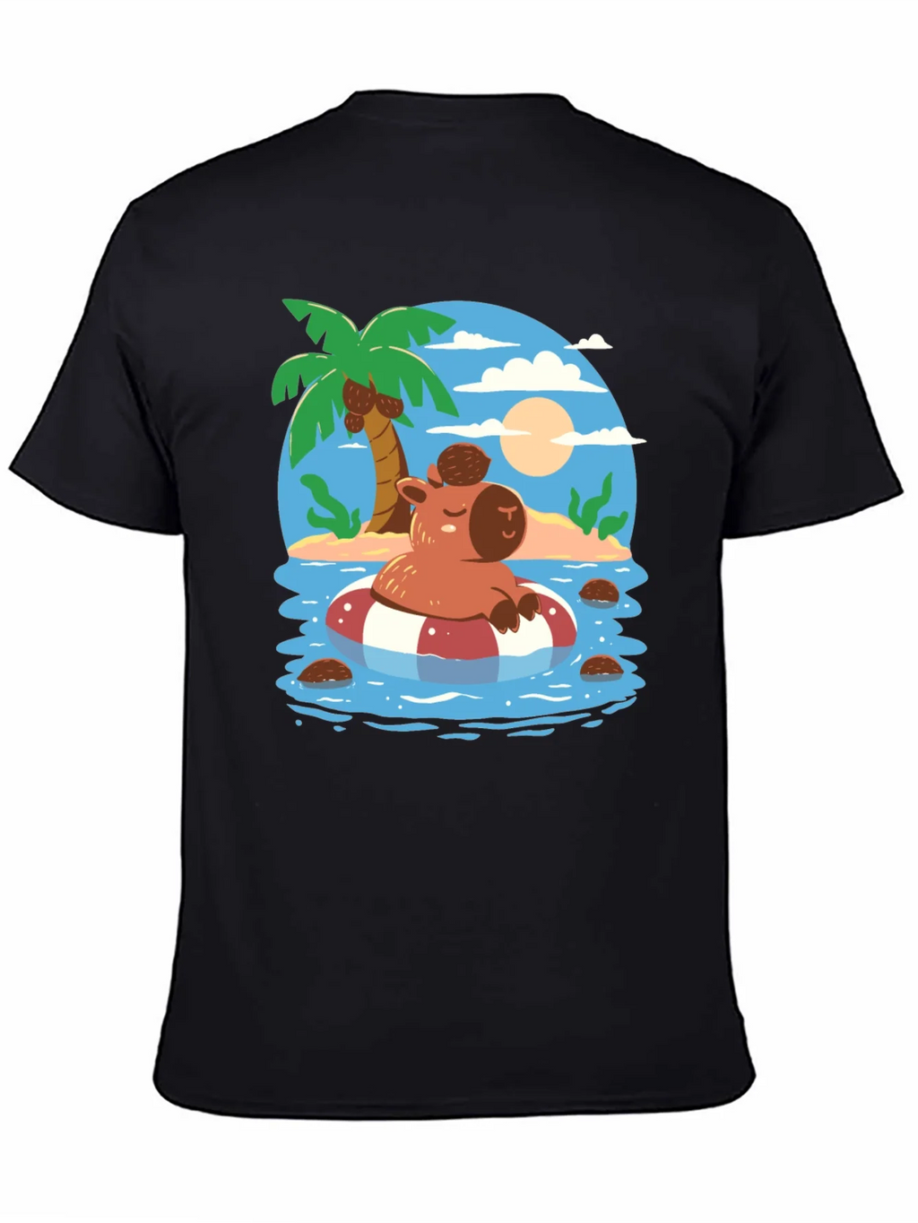 Relaxed Capybara Summer T-Shirt product image 7