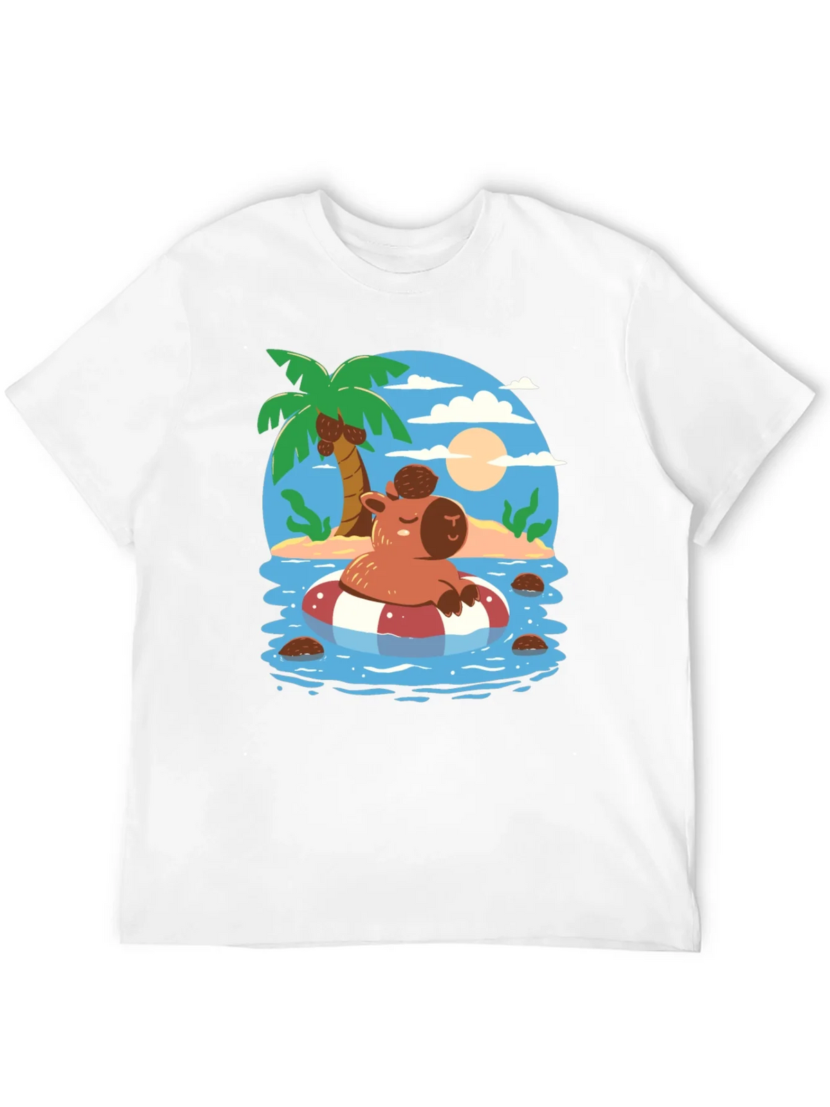 Relaxed Capybara Summer T-Shirt product image 3
