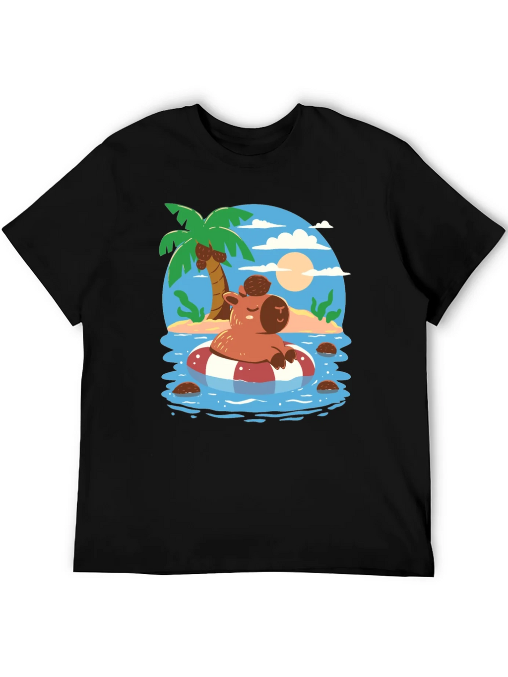 Relaxed Capybara Summer T-Shirt product image 8