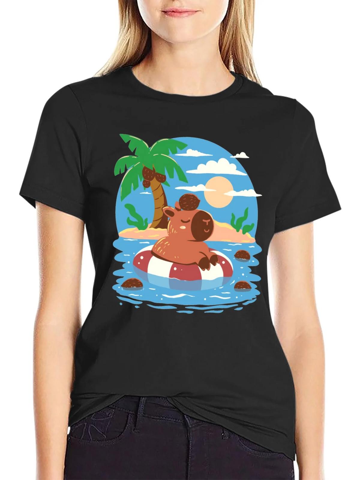 Relaxed Capybara Summer T-Shirt product image 5