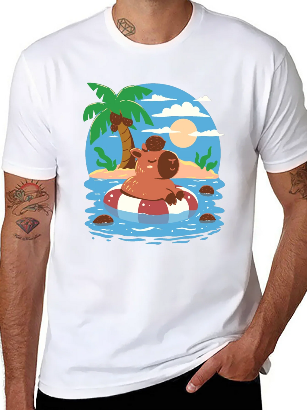 Relaxed Capybara Summer T-Shirt product image 10