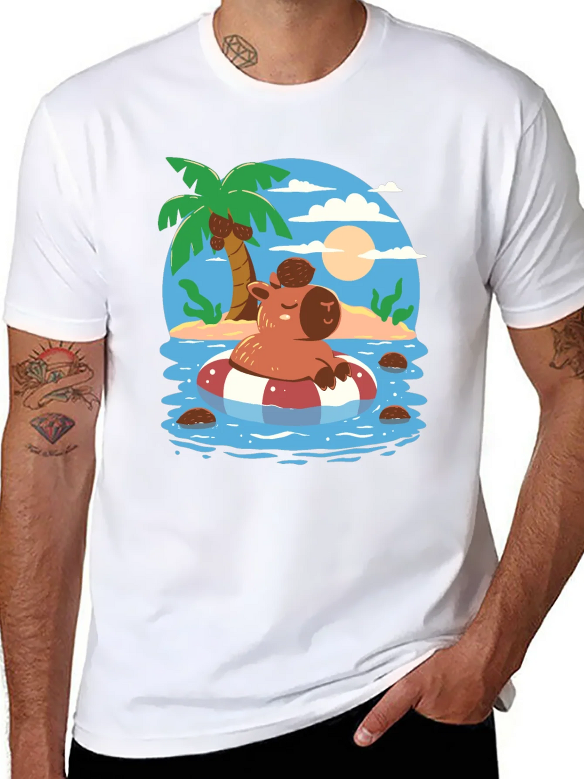 Relaxed Capybara Summer T-Shirt product image 10