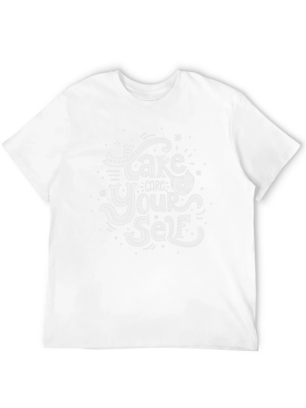 Take Care Of Yourself Graphic Tee - Black Cotton Comfort product image 3