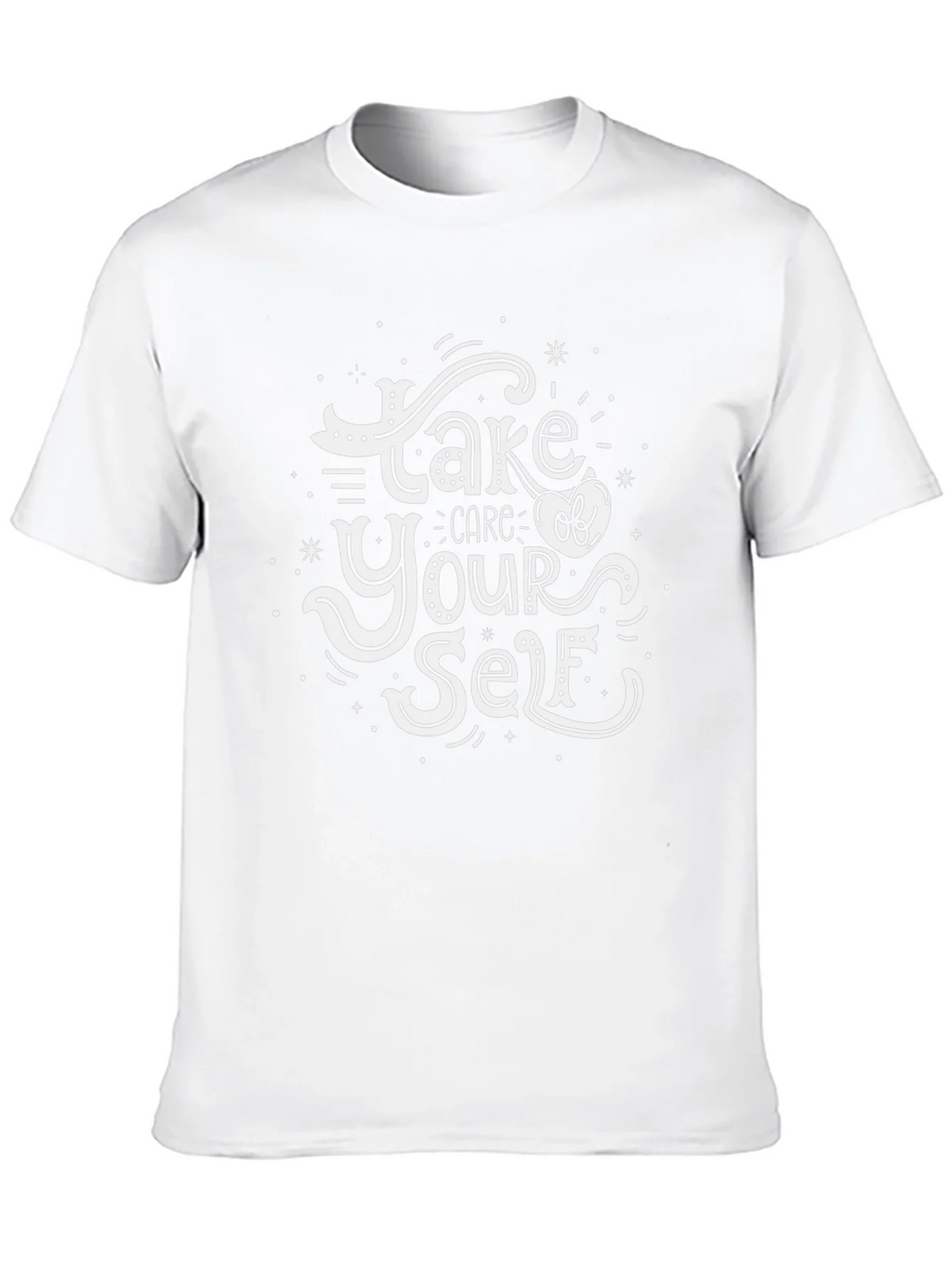 Take Care Of Yourself Graphic Tee - Black Cotton Comfort product image 12