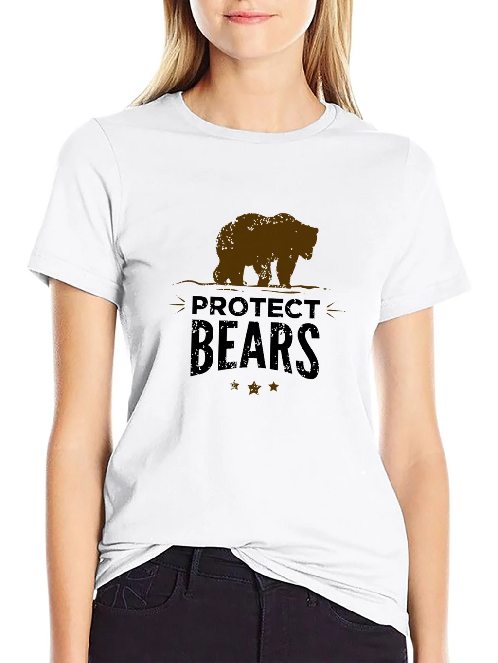 Protect Bears Graphic Tee - Black product image 11