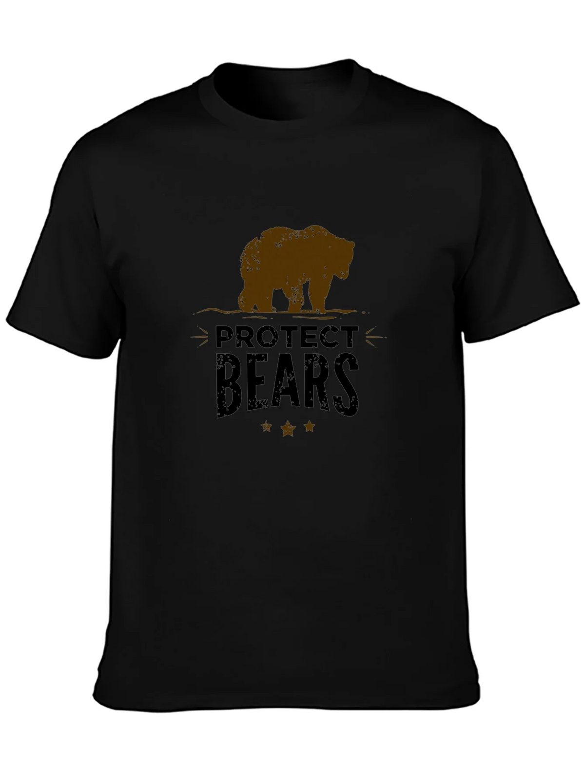 Protect Bears Graphic Tee - Black product image 6