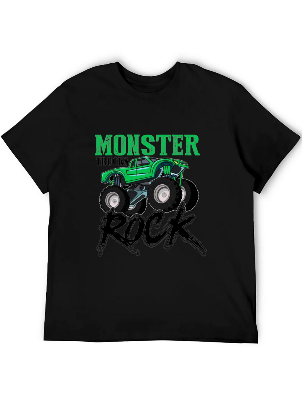 Monster Truck Rock T-Shirt - Black product image 2