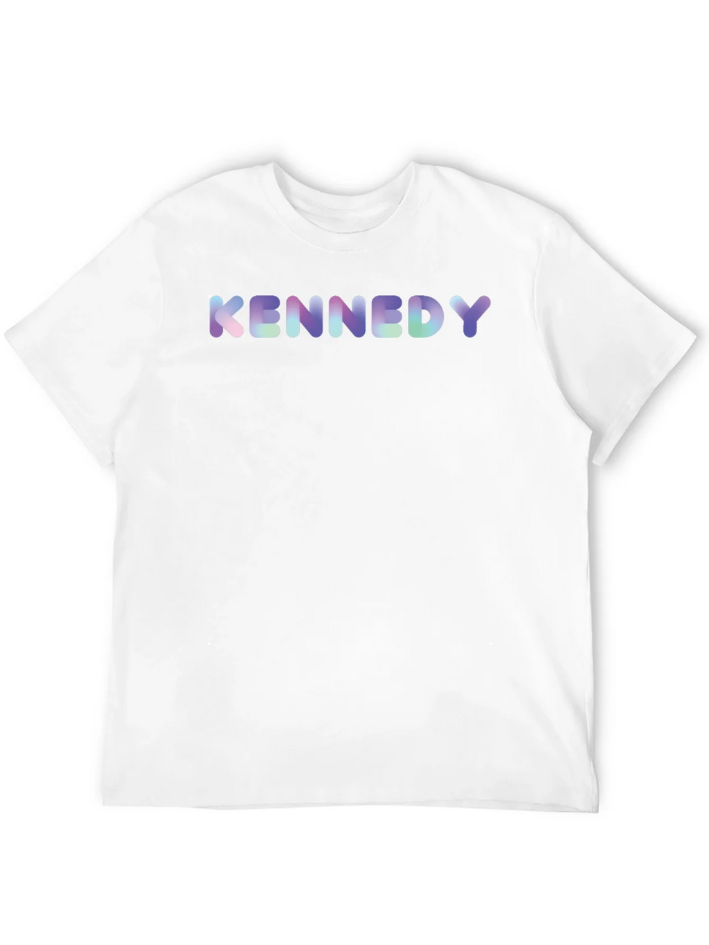 Kennedy Black T-Shirt - Colorful Text Design product image 3