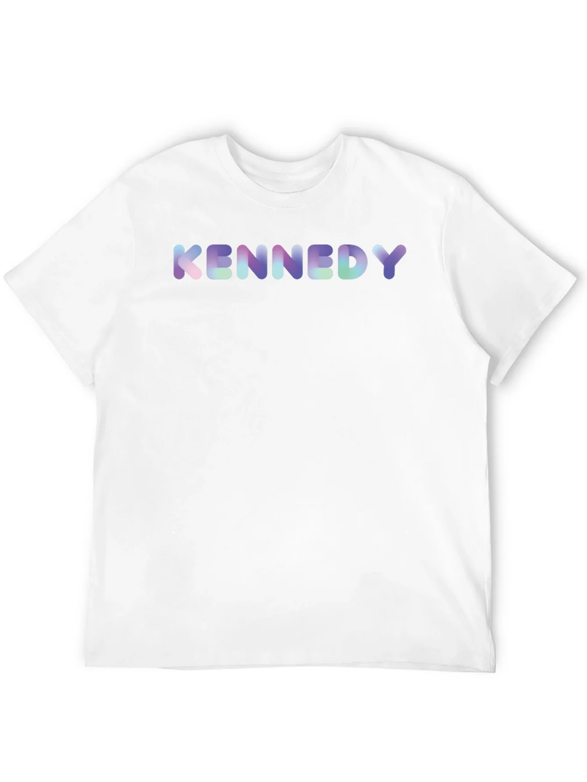 Kennedy Black T-Shirt - Colorful Text Design product image 3