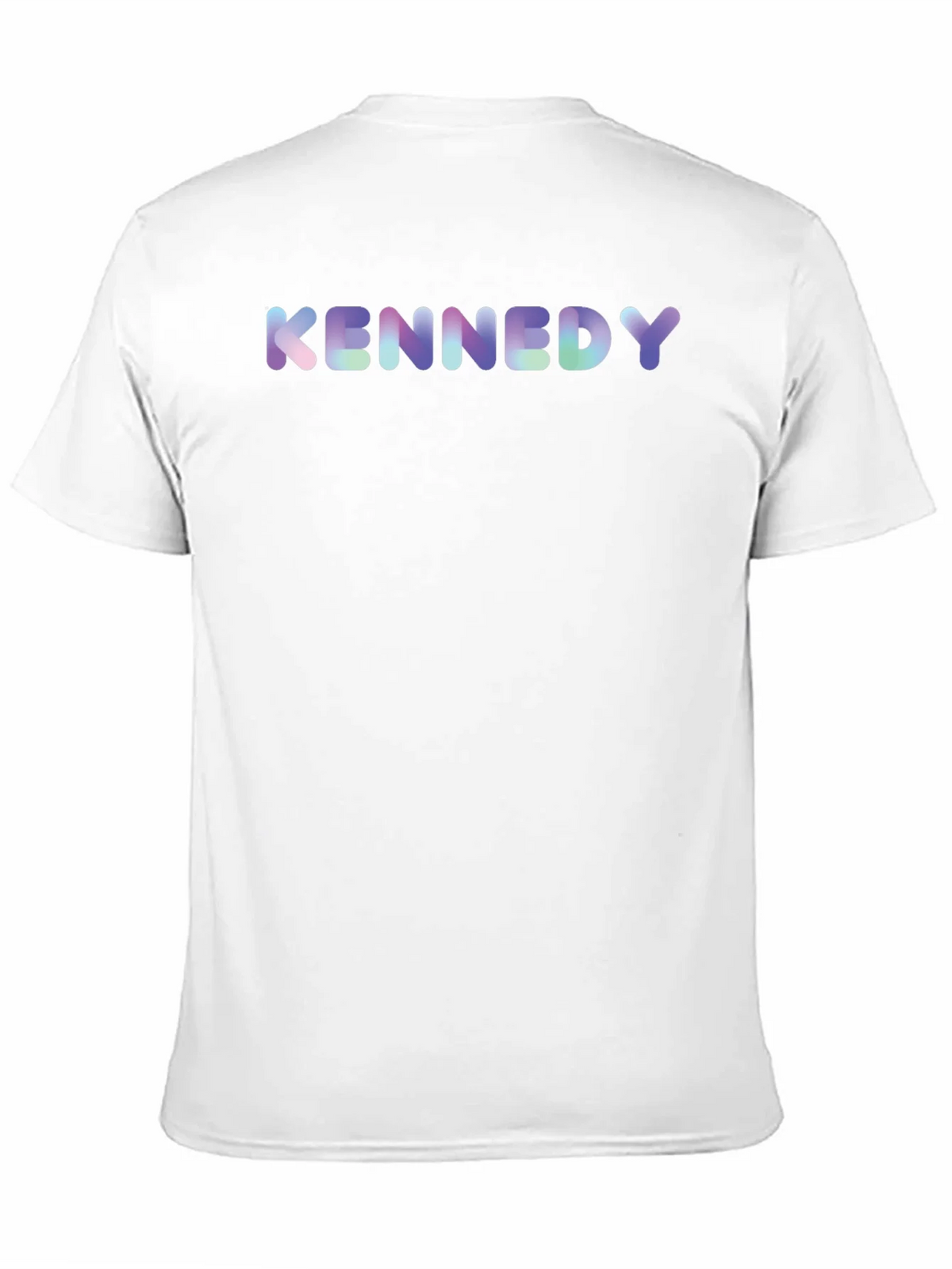 Kennedy Black T-Shirt - Colorful Text Design product image 2