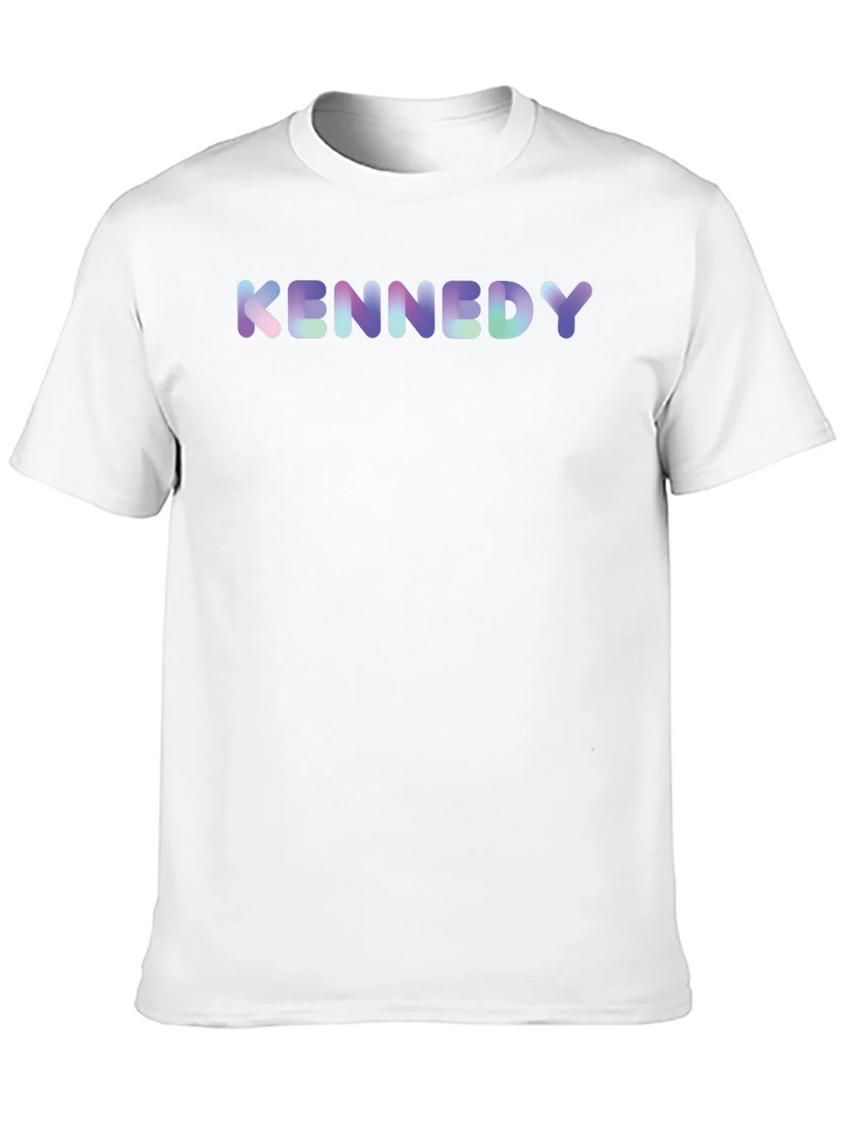 Kennedy Black T-Shirt - Colorful Text Design product image 12