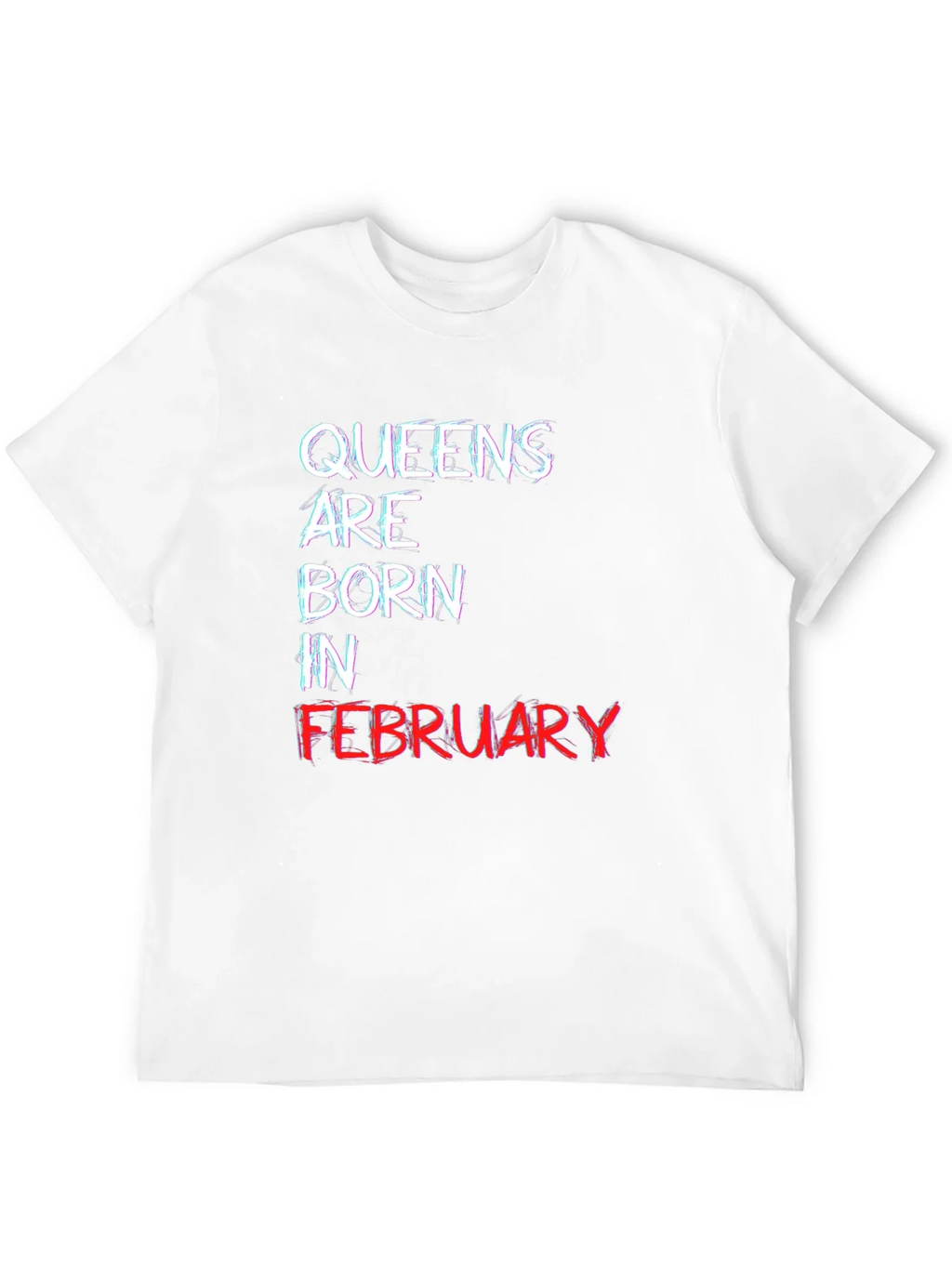 Queens Born in February Black T-Shirt product image 3