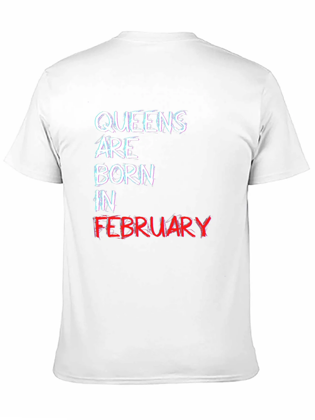Queens Born in February Black T-Shirt product image 2