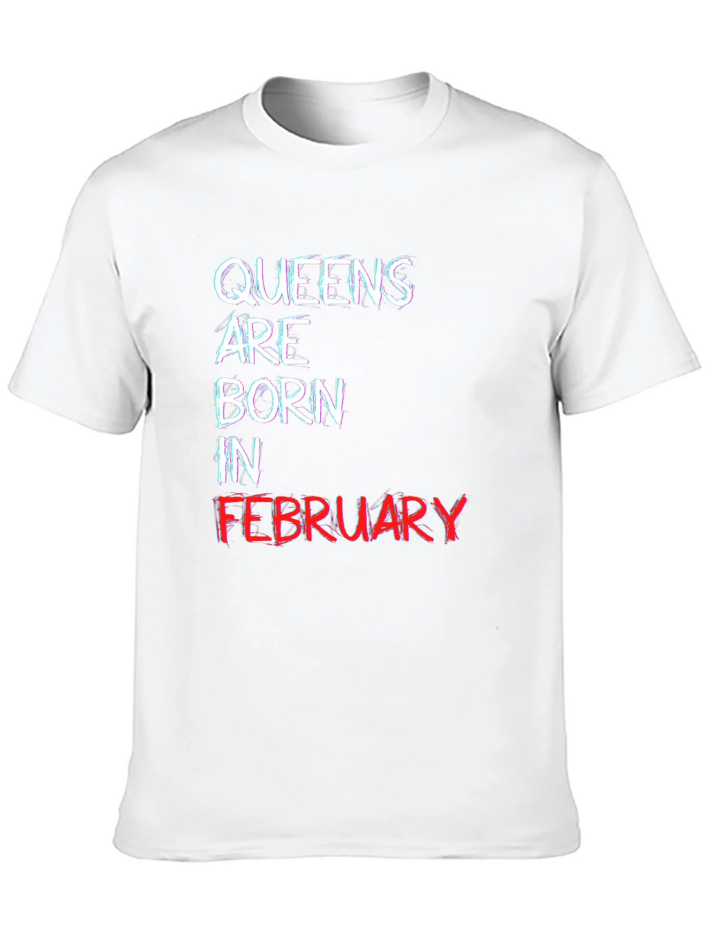 Queens Born in February Black T-Shirt product image 12