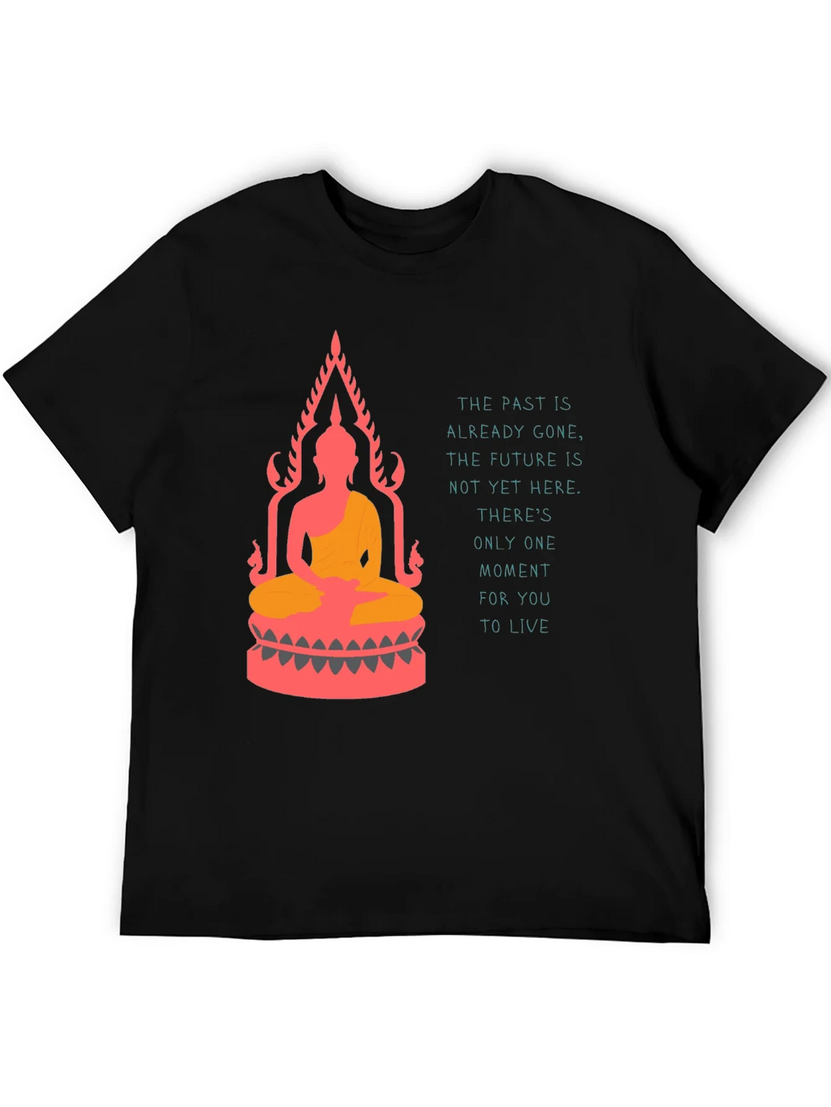 Buddha T-Shirt: Live in the Moment Graphic Tee product image 8