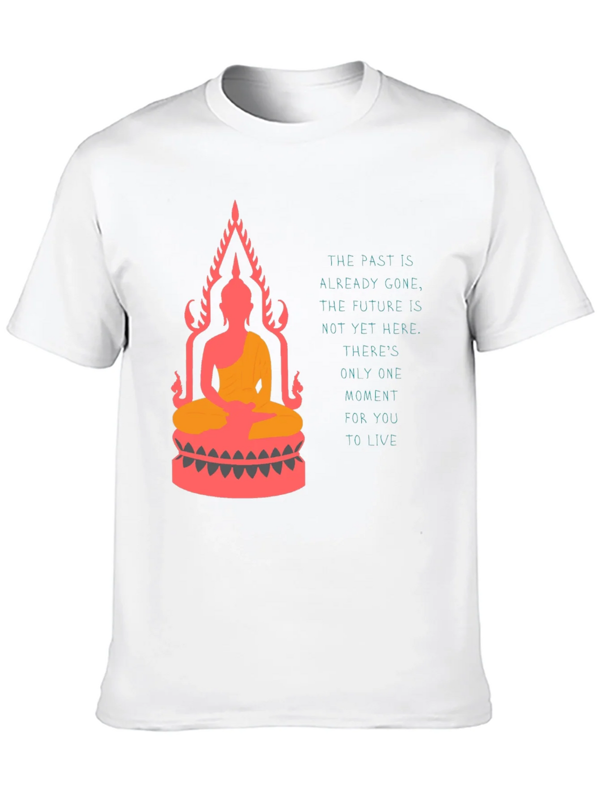 Buddha T-Shirt: Live in the Moment Graphic Tee product image 12