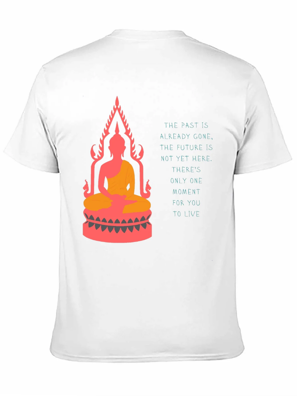Buddha T-Shirt: Live in the Moment Graphic Tee product image 2