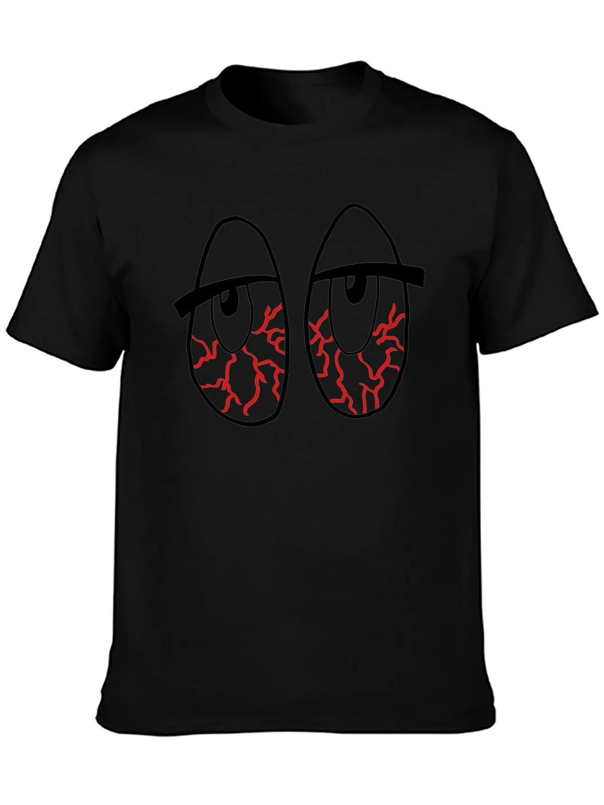 Red Eye Graphic Black T-Shirt product image 6