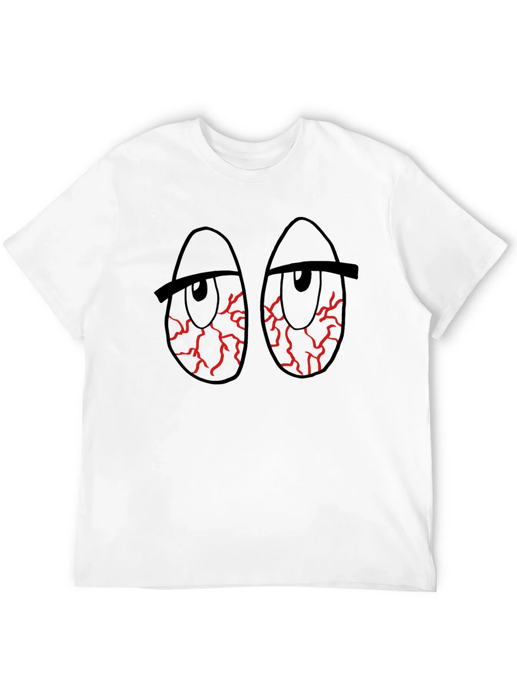 Red Eye Graphic Black T-Shirt product image 3