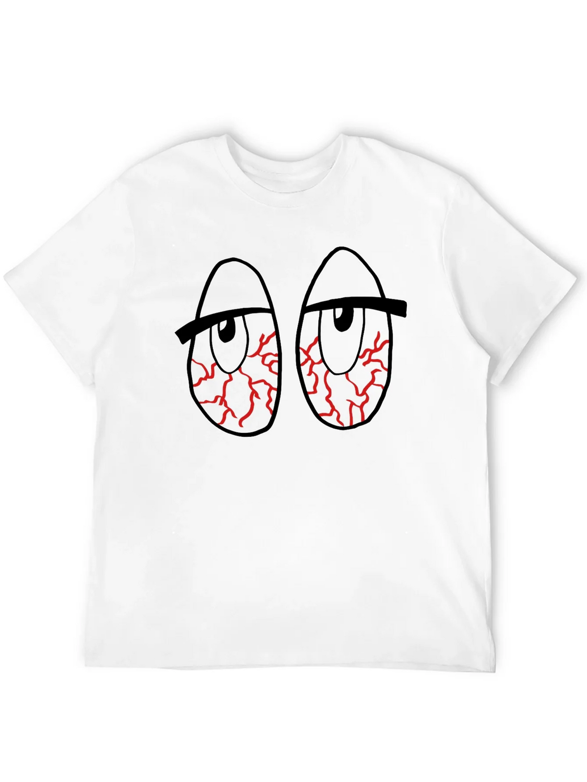 Red Eye Graphic Black T-Shirt product image 3