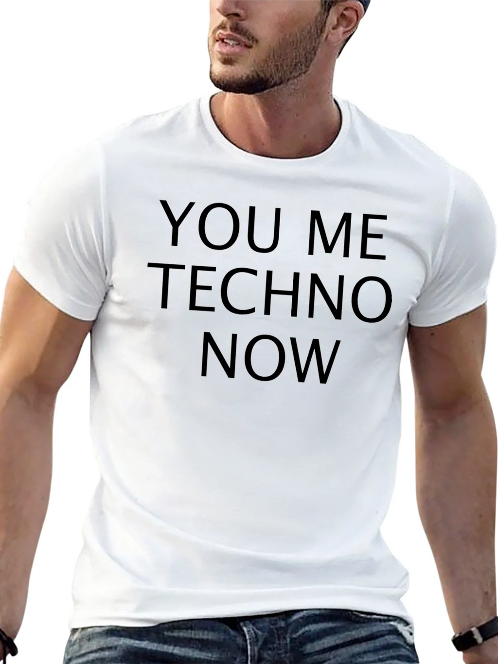 You Me Techno Now Black T-Shirt product image 4