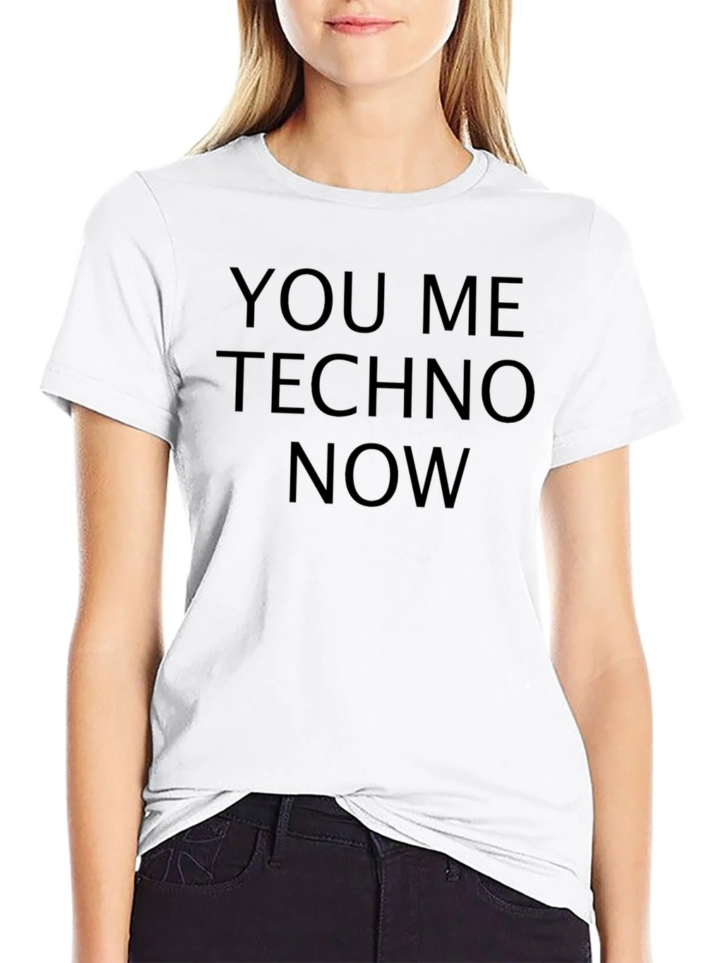 You Me Techno Now Black T-Shirt product image 11