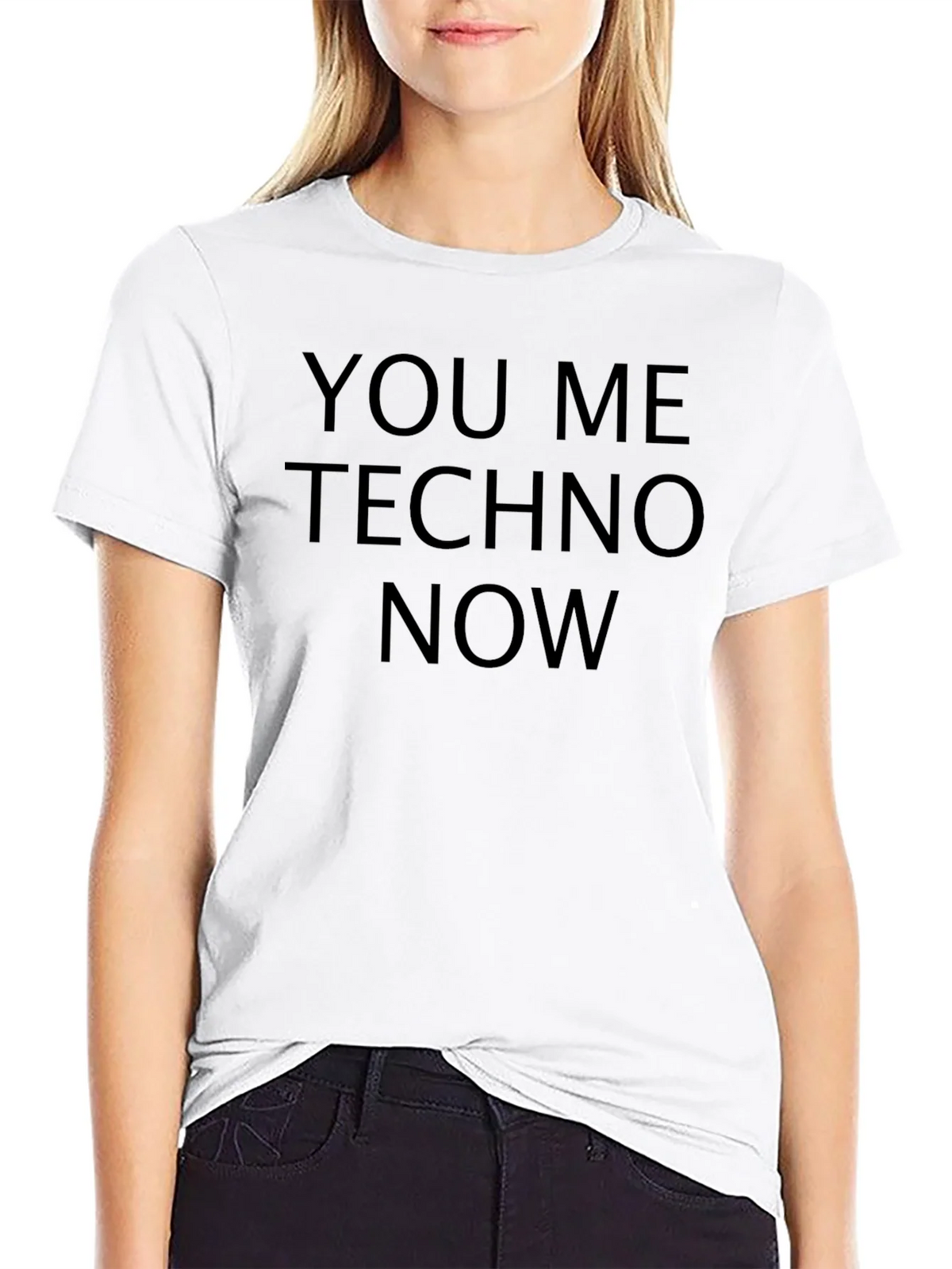 You Me Techno Now Black T-Shirt product image 11