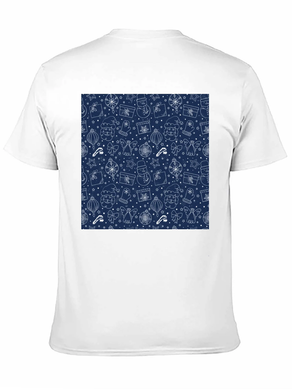 Festive Holiday Print T-Shirt - Mens Black Tee product image 2