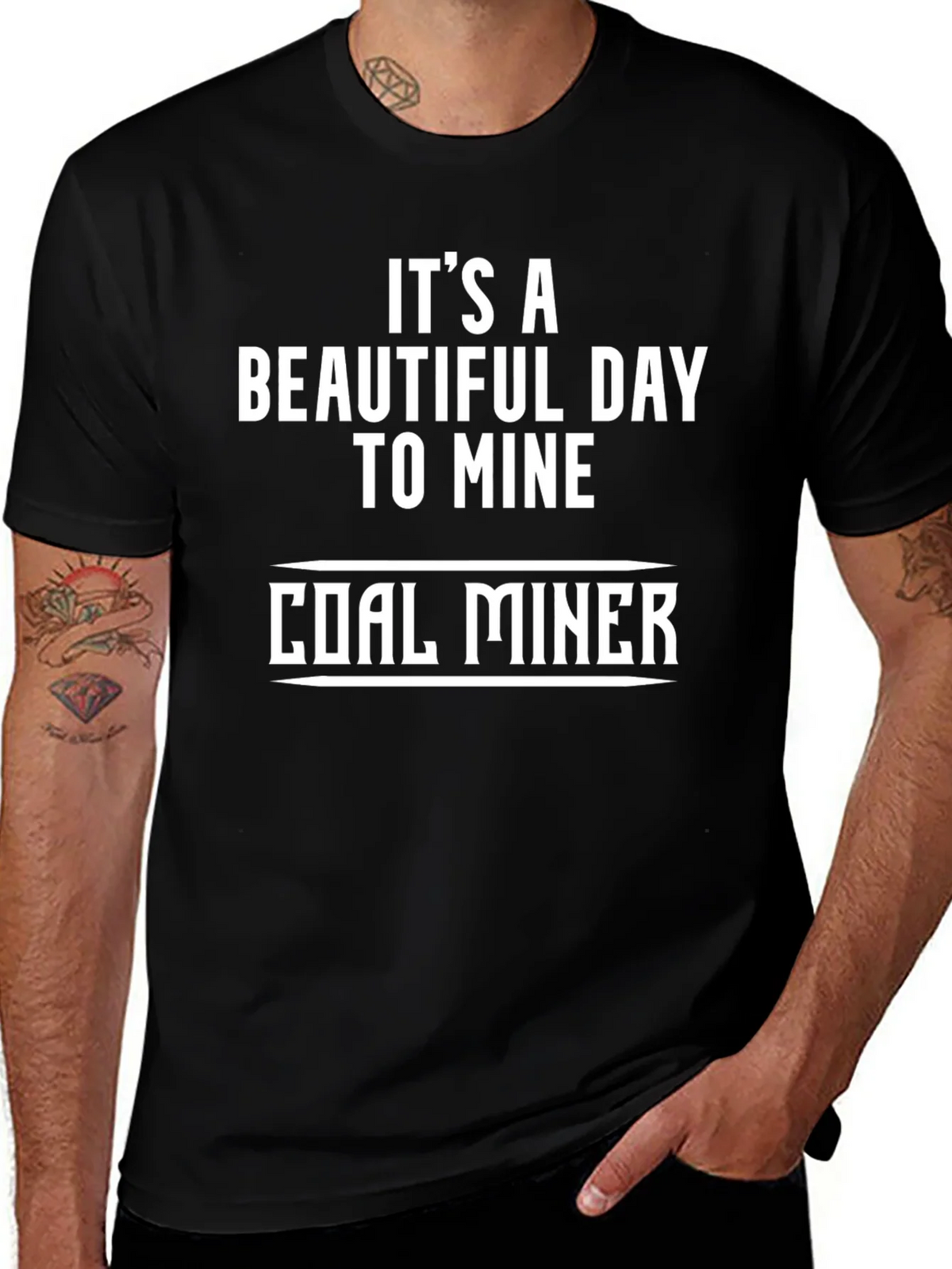 Coal Miner T-Shirt - Its a Beautiful Day product image 1