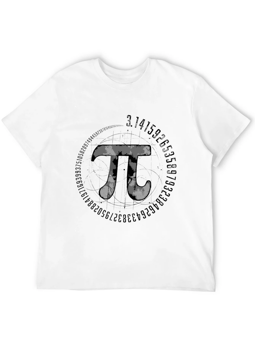 Math Pi Symbol Graphic Tee - Black product image 3