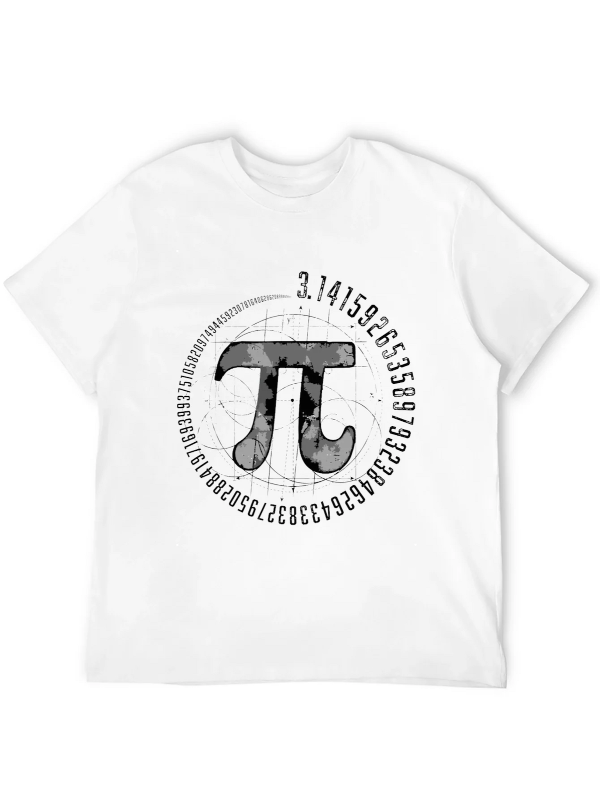 Math Pi Symbol Graphic Tee - Black product image 3