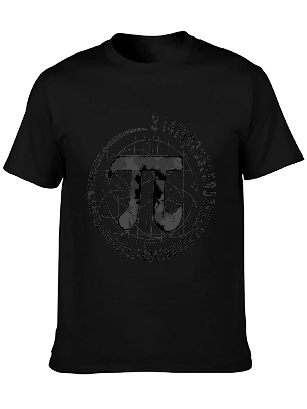 Math Pi Symbol Graphic Tee - Black product image 6