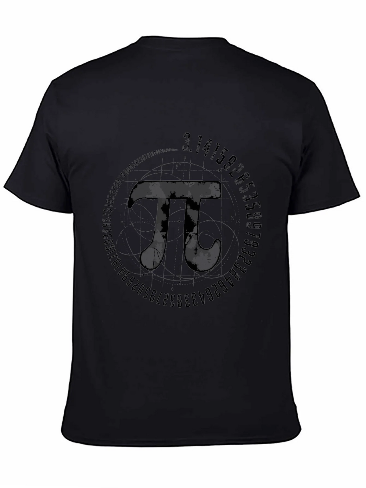 Math Pi Symbol Graphic Tee - Black product image 7
