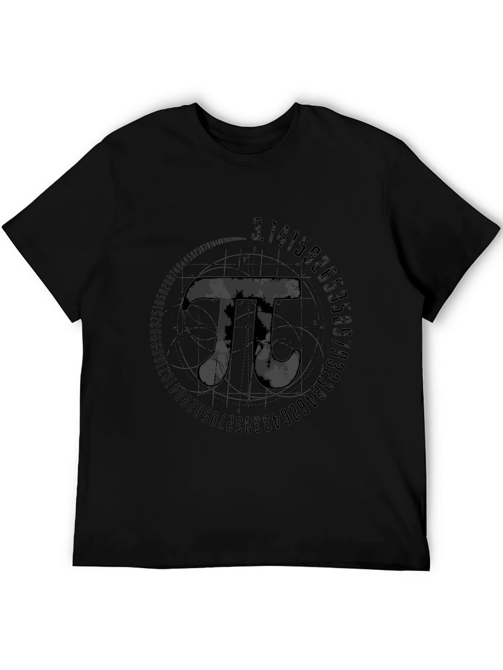 Math Pi Symbol Graphic Tee - Black product image 8