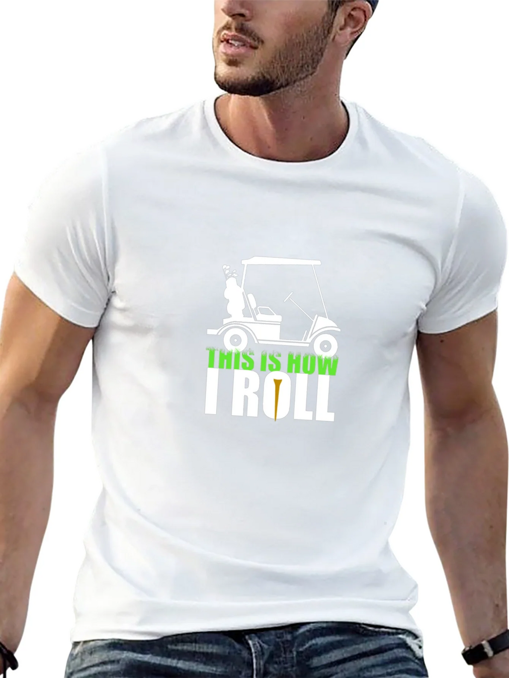 Golf Cart T-Shirt - This is How I Roll Tee product image 4